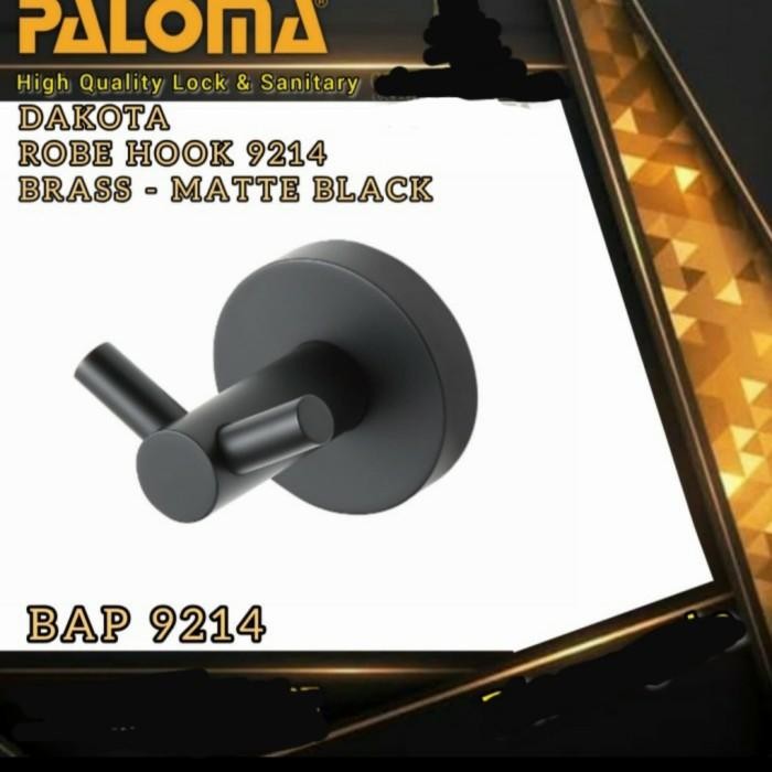 Gercep Paloma Kapstok Bap 9214 Kapstok Gantungan Handuk Baju Brass Hitam Mb Terlariss 