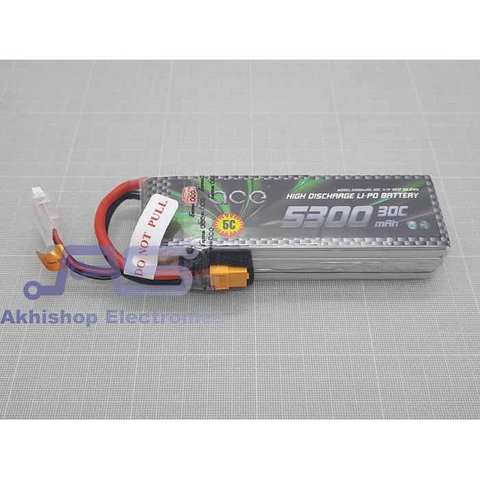 ACE HIGH DISCHARGE LIPO BATTREY 5300MAH 3S 30C XT60