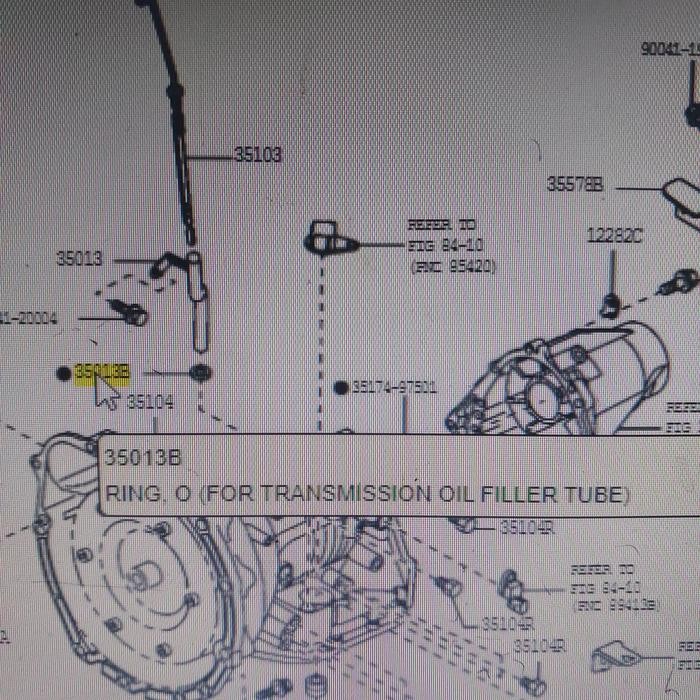 ORING STIK OLI TRANSMISI DAN ORING PEMBUANGAN OLI TRANSMISI MATIC AVANZA 2013