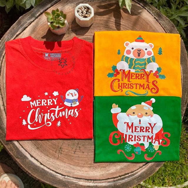 KAOS KELUARGA TSHIRT NATAL I Atasan Couple Natal Christmas untuk Keluarga dan Anak Baju Dewasa