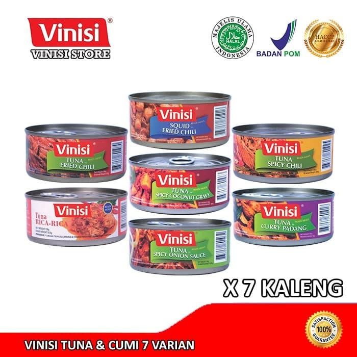 

Paket 7 Kaleng Vinisi Tuna dan Cumi 7 Varian