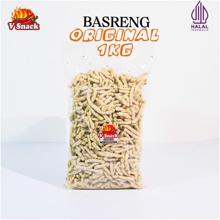 

Basreng original jeruk purut 1kg Kering Makanan Food Snacks Goreng