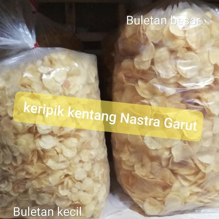 

Curah keripik kentang kecil, manohara, tipis/asin gurih keju, 1 kg