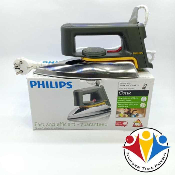 Setrika Philips Electric Dry Iron Classic Hd 1172 / Philips Hd1172