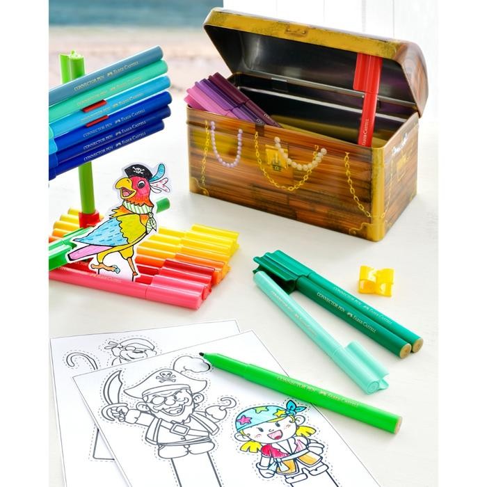

Faber-castell ConnectorPen Spidol Warna Treasure Tin