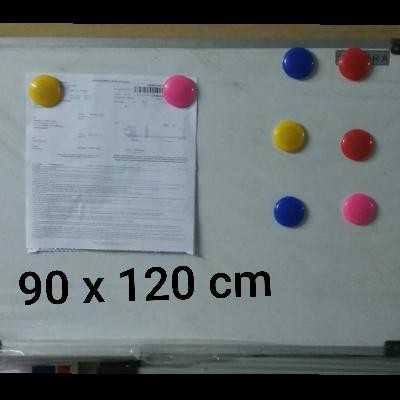 

whiteboard magnetik 90 x 120 gantung