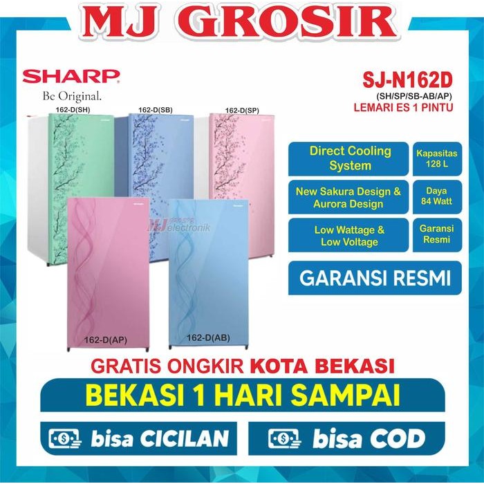 Kulkas Sharp Sj 162 D Lemari Es 1 Pintu Sj162D Sj 162D Kirei 3