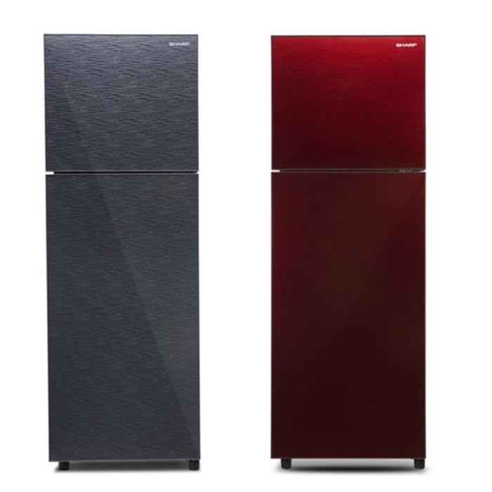 Kulkas Sharp Sj 326 Xg Lemari Es 2 Pintu Sj326Xg Sj 326Xg Shine