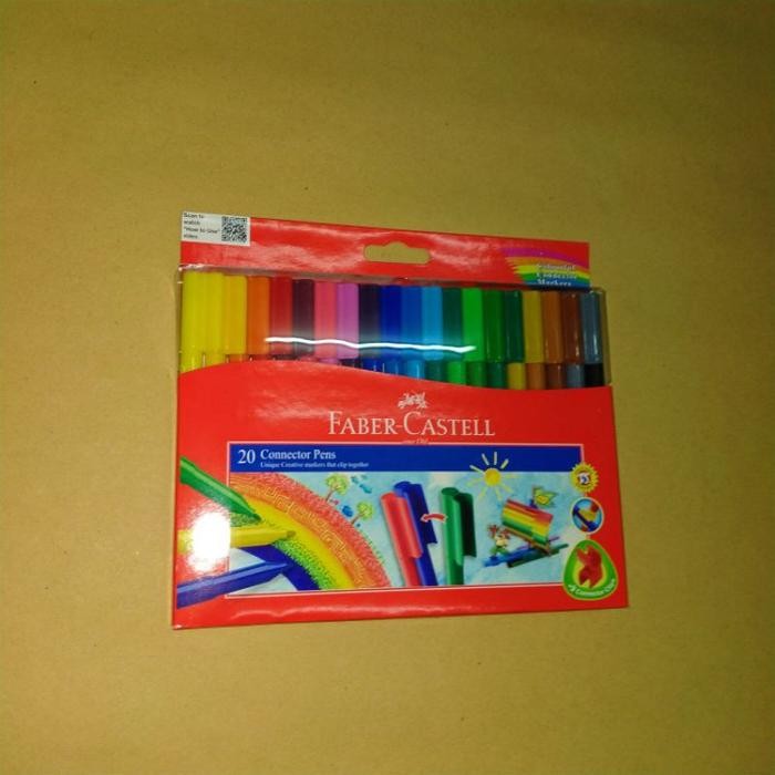 

Bisa E-Faktur! Connector Pen Faber-Castell 20 Warna (Spidol Warna)