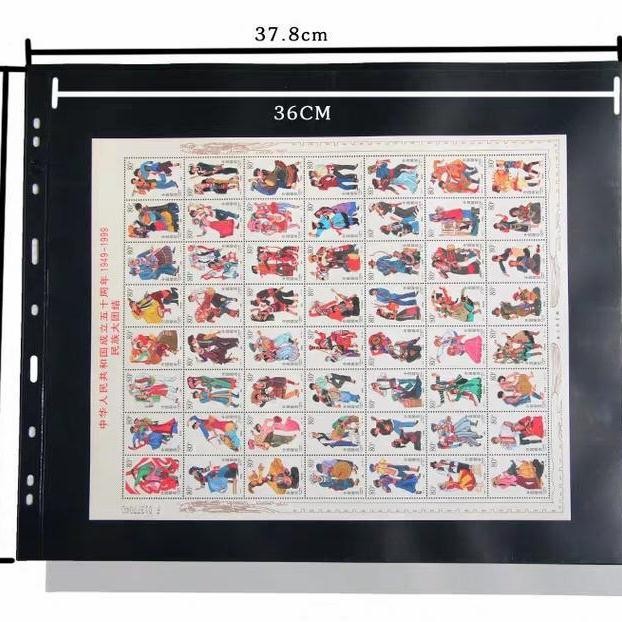 Siap Kirim Refill Jumbo Uang Kertas / Perangko Hitam Transparan - Eceran