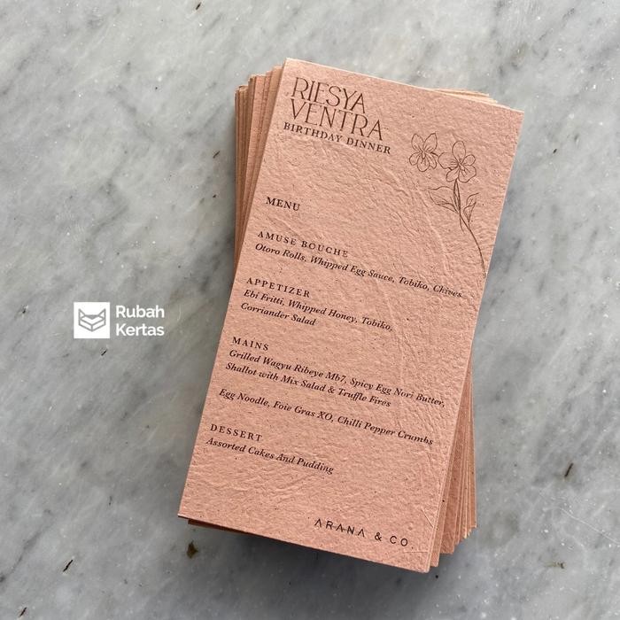 

Cetak Kertas Daur Ulang Benih