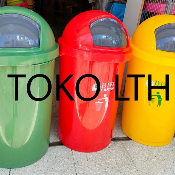 TEMPAT SAMPAH BIO GOYANG 50 ltr GREEN LEAF - 2150