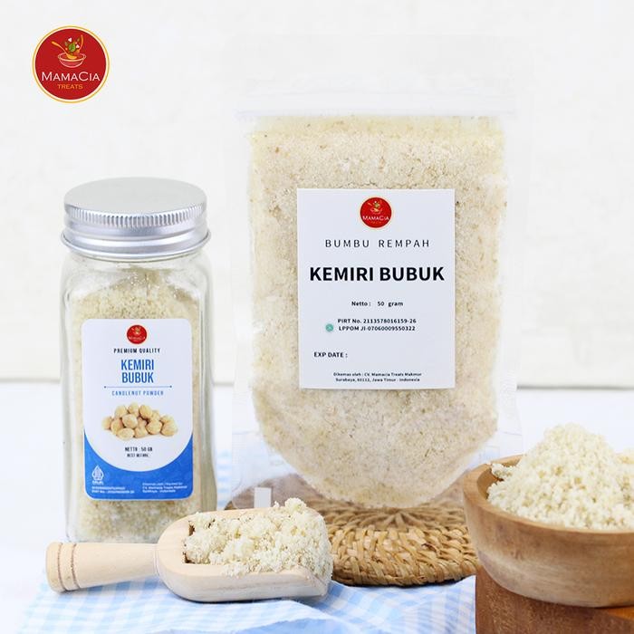 

Mamacia Treats Kemiri Bubuk / Candlenut Powder Bumbu Rempah JSR Premium 50 gr