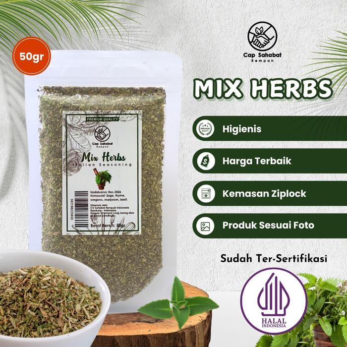 

50gr Italian Mix Herbs / Italian Seasoning / Bumbu French Fries