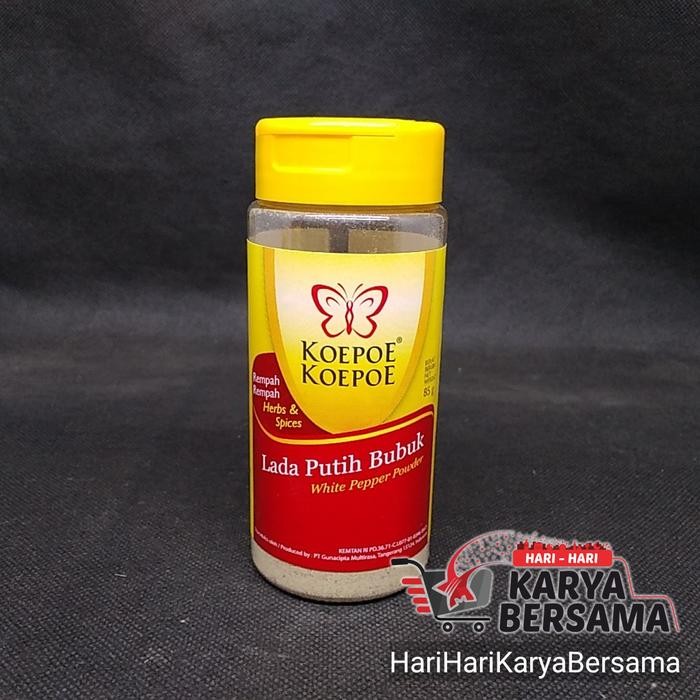 

KOEPOE KOEPOE REMPAH REMPAH LADA PUTIH BUBUK 85GR