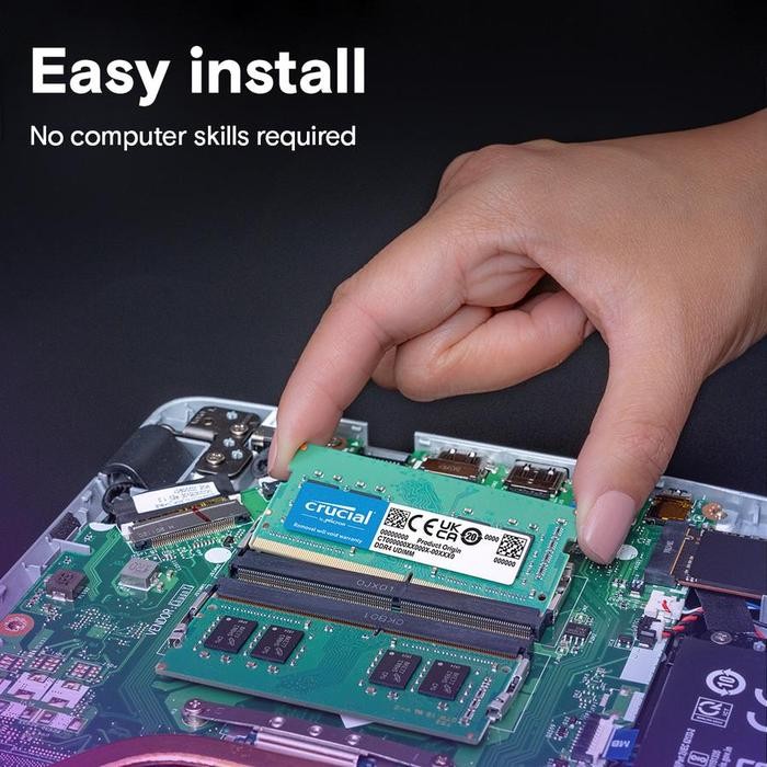 RAM SODIMM CRUCIAL 16GB DDR4 3200MHZ - CRUCIAL RAM SODIMM 16GB DDR4 3200MHZ