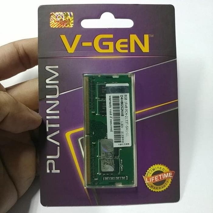 SODIMM VGEN V-GEN PLATINUM 8GB DDR4 2133 RESMI