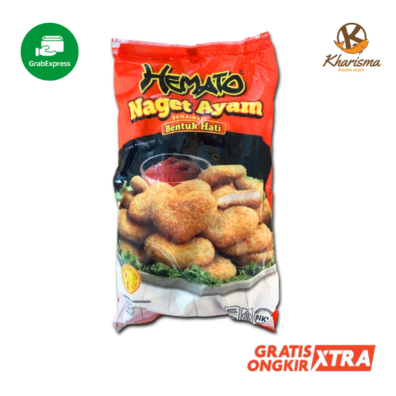 Hemato Nugget Ayam Hati 1kg Frozen Food Padang