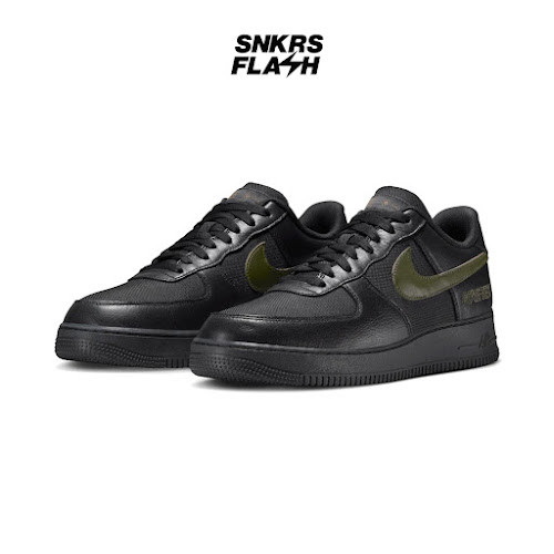 NIKE Air Force 1 Gtx Black Cargo Khaki Sepatu Sneakers Pria - HV3959010 - Size 38.5