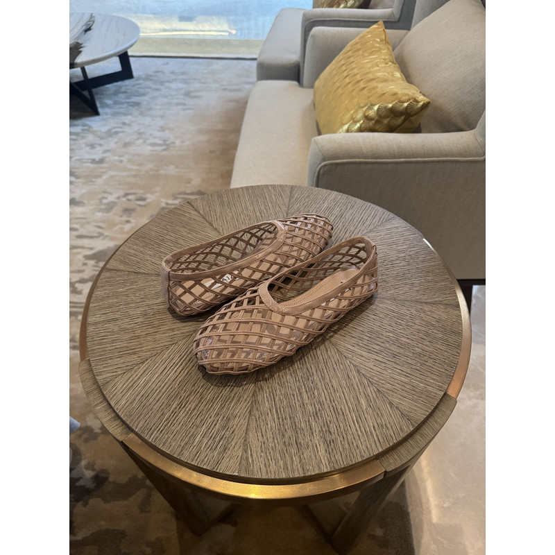 Ala** Ballet Caged Mary Jane Shoe VVIP Quality Import Branded Nude