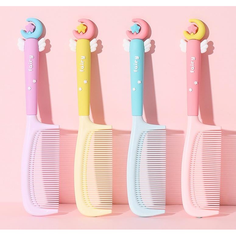 Sisir Rambut Miniso Fairy Wand Hair Comb Sisir Miniso Sisir Bunga
