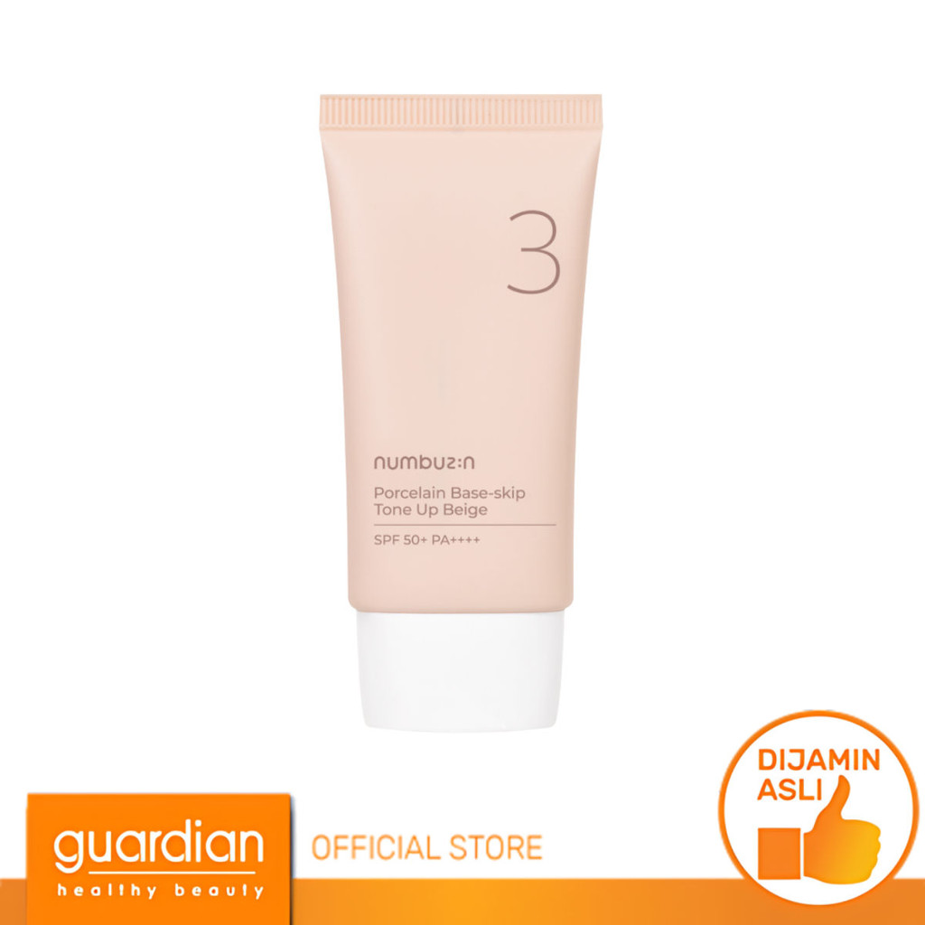 Numbuzin No. 3 Porcelain Base-skip Tone Up Beige 50ml