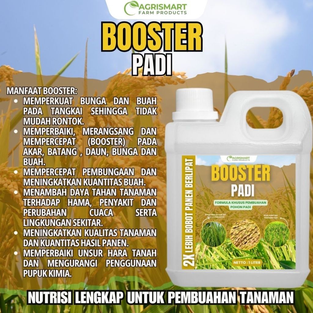 BOOSTER PADI 1 LITER plus ZPT untuk Tanaman Padi 1 Liter