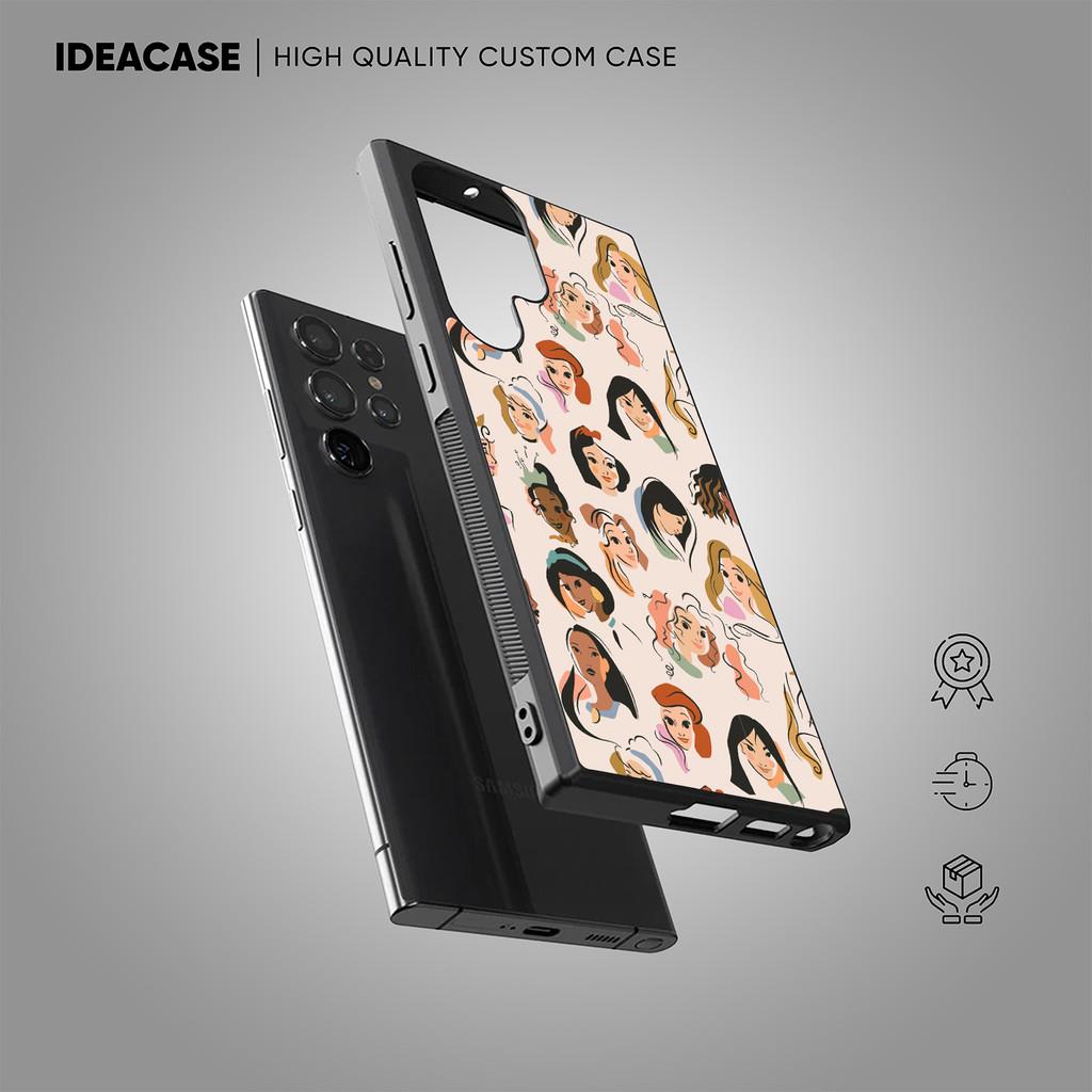 Case Samsung Galaxy S25 S24 S23 S22 S21 S20 Ultra Plus Fe Edge 5g Disney Princess BG1677