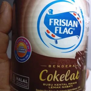 susu coklat bendera kaleng