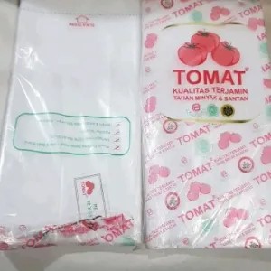 PLASTIK TOMAT (12x25) ukuran 1/2kg 0.5kg