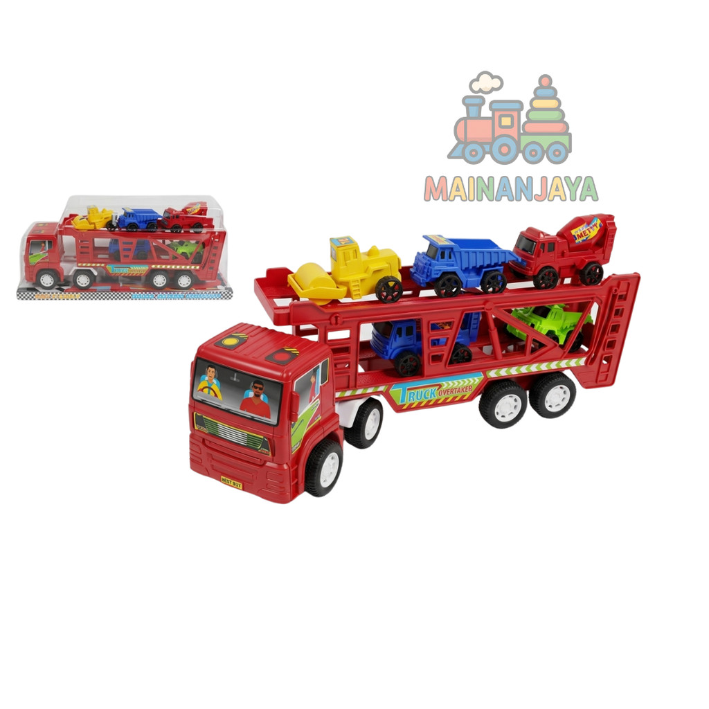 MAINAN ANAK TRUK ANGKUT KENDARAAN PLAYSET ST2111