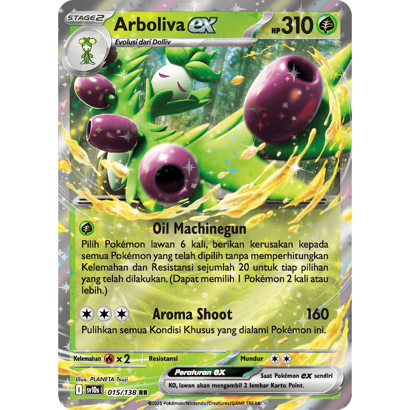 Arboliva ex / sv10s / 015/138 - RR / Pokemon TCG Bahasa Indonesia