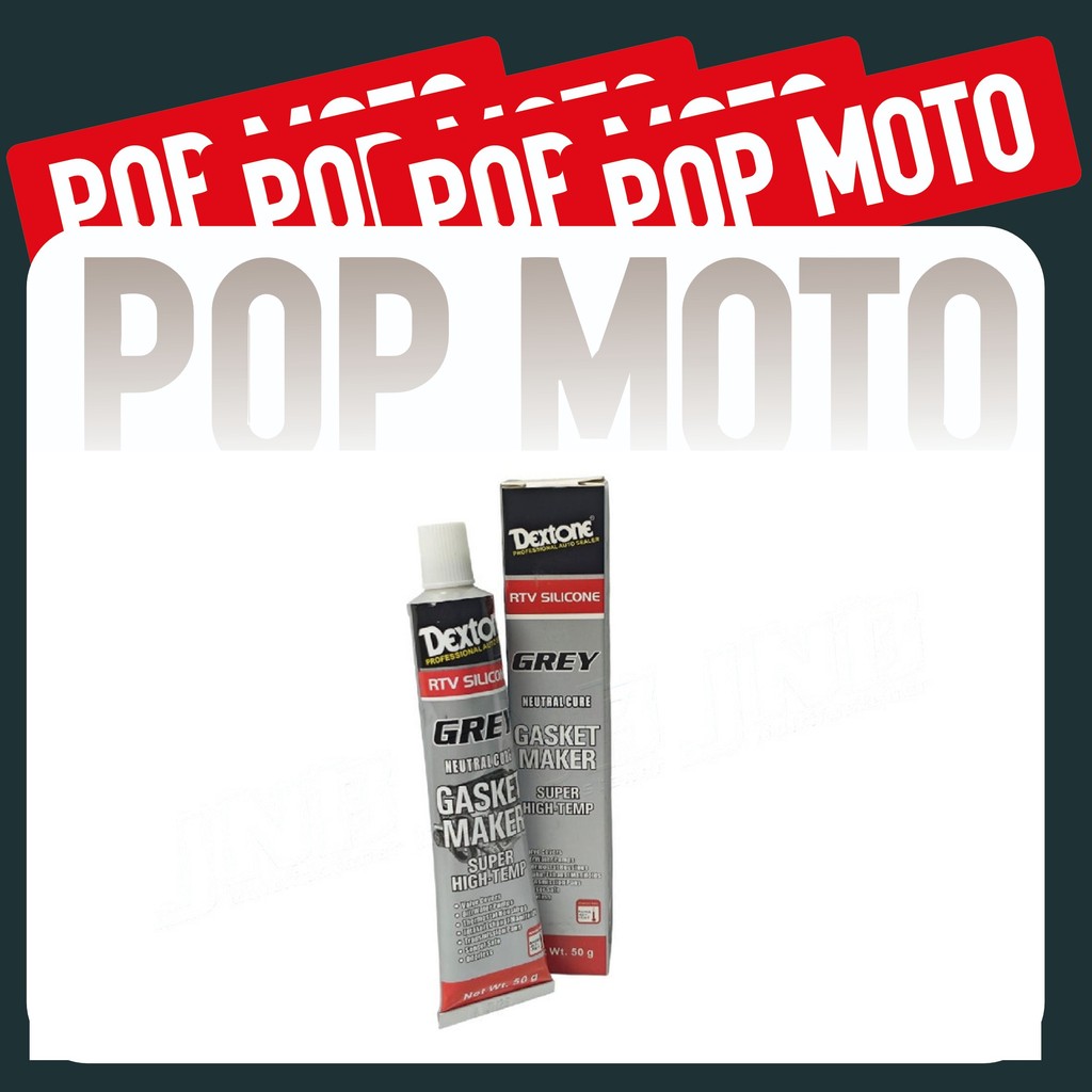 Lem Dextone Gasket 50gr Besar Maker RTV Neutral Silver Grey