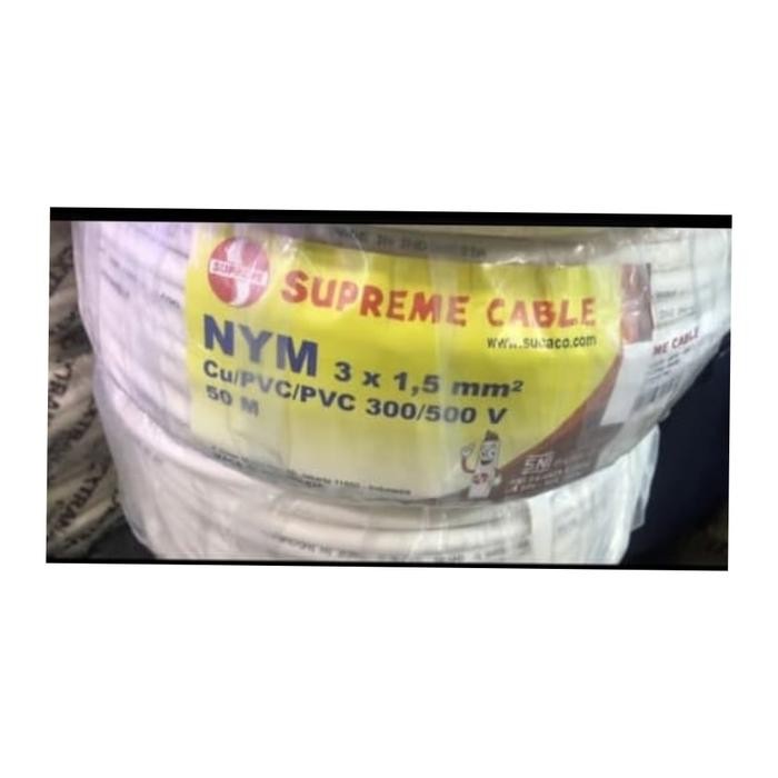 KABEL NYM 3X1.5 SUPREME/KABEL LISTRIK NYM 100M