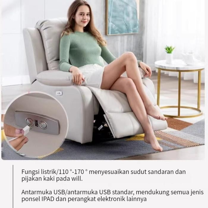 PREMIUM Highline Sofa Pijat Electric Sofa Recliner Sofa Pijat Sofa Refleksi