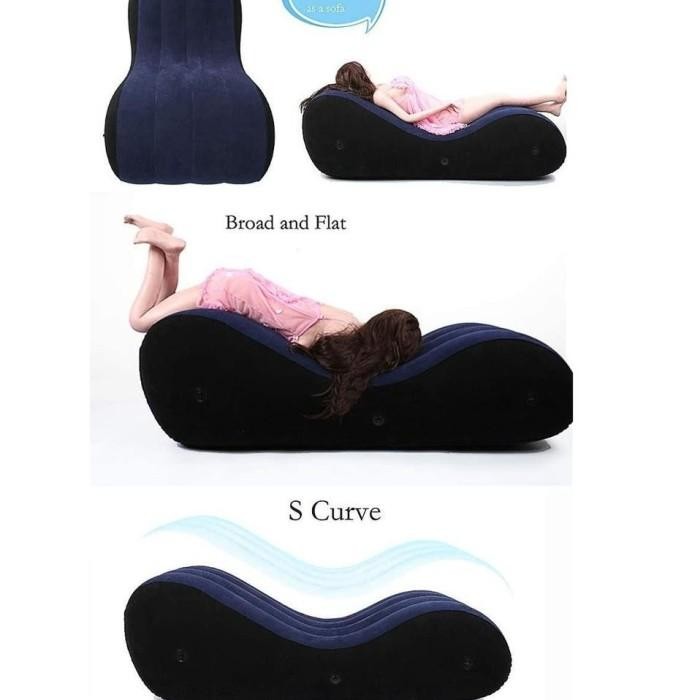 PREMIUM Dudung Tani - Air Sofa Kamasutra Inflatable Sex Dengan Pompa Portable Sofa Angin