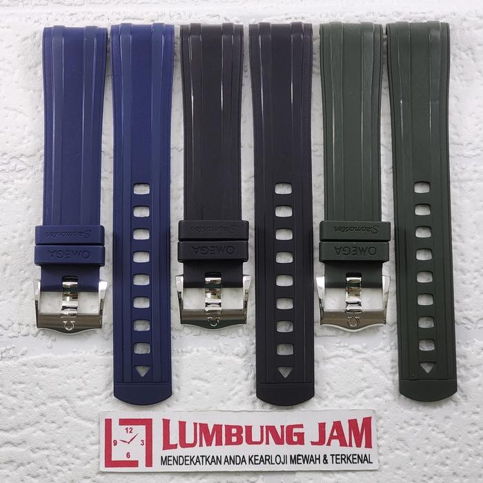 RUBBER STRAP FOR OMG SEAMASTER 300m 20mm