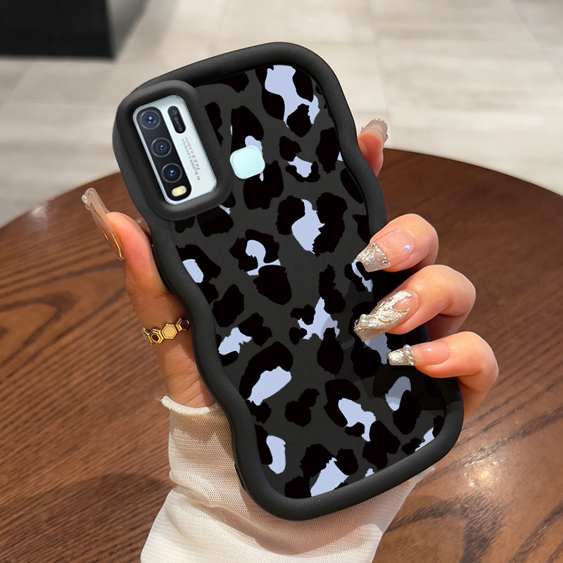 Casing Untuk VIVO Y50 Y30 Y30i Case Casing Tatu Leopard pola HP Cesing lunak Silikon Softcase Macaro