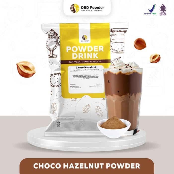 

Tersedia Bubuk Minuman Hazelnut Coklat 1kg Premium DBD - Minuman Instan Shopee