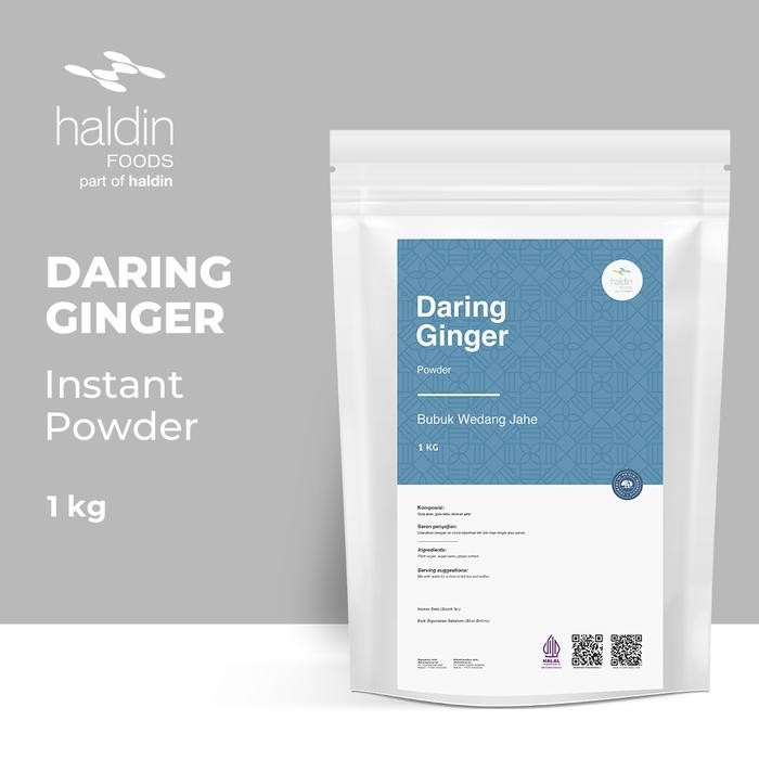 

Tersedia Haldin Foods Wedang Jahe Powder 1kg - Minuman Jahe Instan Shopee