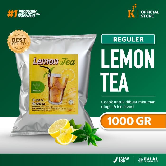 

Tersedia Bubuk Minuman Lemon Tea Bubble Drink 1Kg - Javaland Rasa Segar