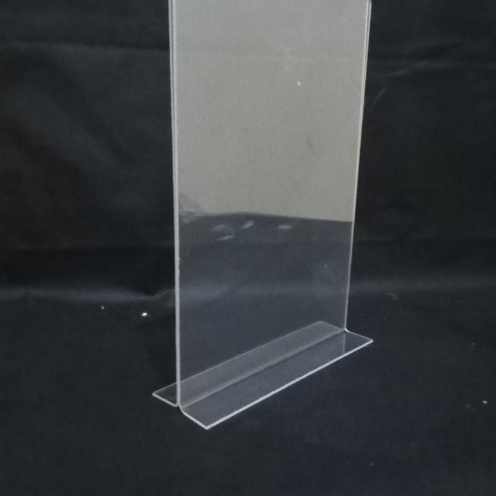 

Akrilik Tent Card Tempat Brosur Uk 35 X 50 Model Potrait T Tebal 2 Mm