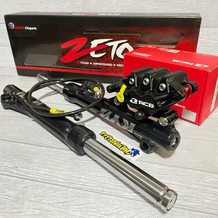 PAKETAN SHOCK DEPAN KYB KALIPER RCB VARIO BEAT SCOOPY BEAT FI SCOOPY FI VARIO 125 VARIO 150
