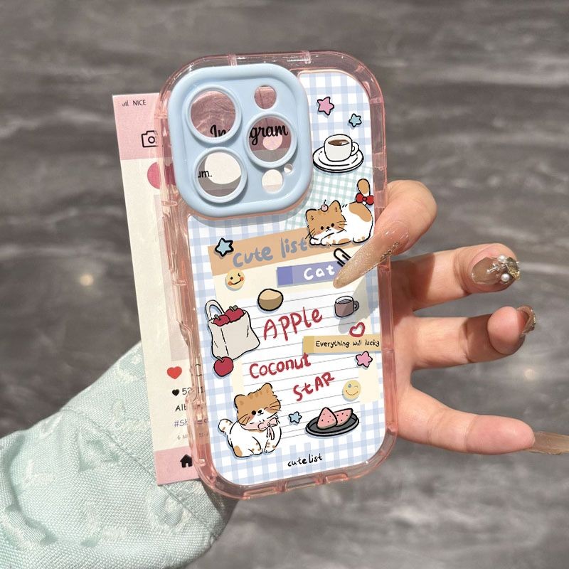 Kucing Kopi Mode Casing Hp Realme  Note 70 Note 60 C75X Note 60X C71 C53 Narzo 50I Prime C30S C61 C6