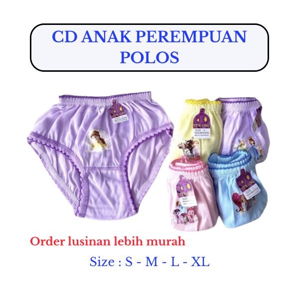 Pilihan- Celana Dalam Anak.Cewek Lusinan 6 Pcs Celana Dalam Anak Perempuan 1-2 Tahun 3-5 Tahun