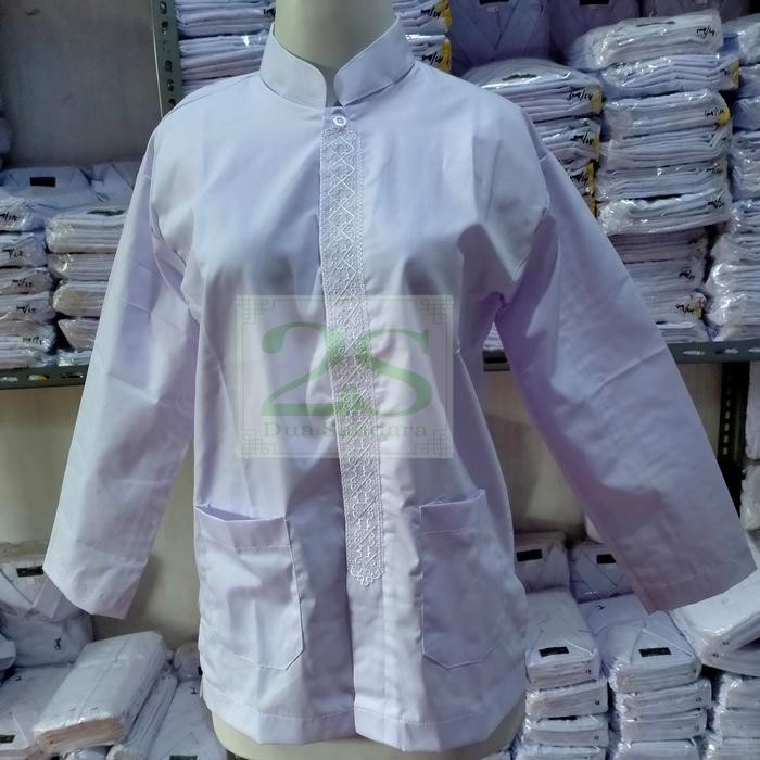 Pilihan- Seragam Sekolah Baju Muslim Putih Koko Sd Smp Sma