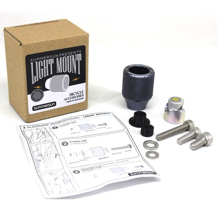 Summersun Light Mount or Pegangan Bracket Lampu Sepeda Lamp Holder