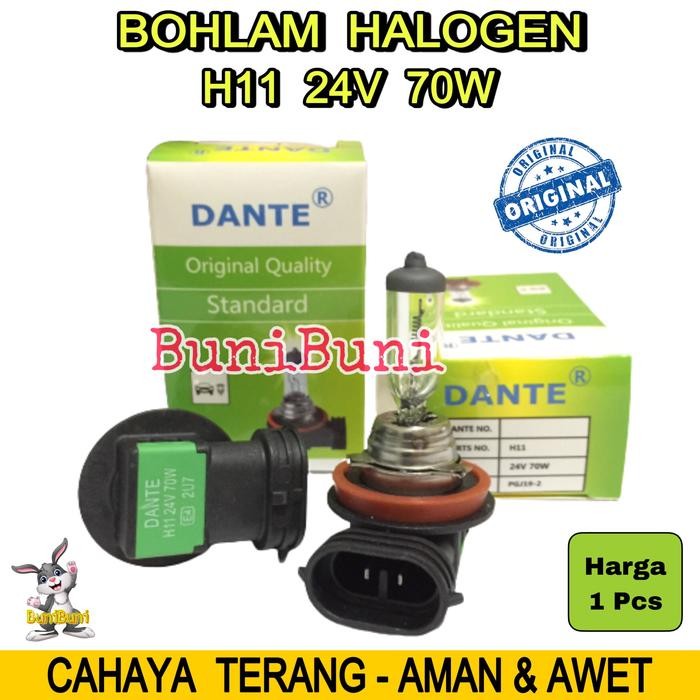 Jual Bohlam Halogen H11 24V 70W Untuk Lampu Kabut Foglamp Mobil Truk 24V