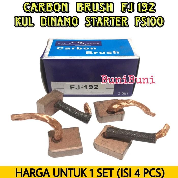 Jual Carbon Brush Starter Fj 192 - Kul Cool Arang Dinamo Stater Mobil Truk Fe Ps100 Ps120 L300