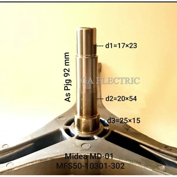 Segitiga Midea Mfg70-Es1003 Mesin Cuci Midea Front Loading